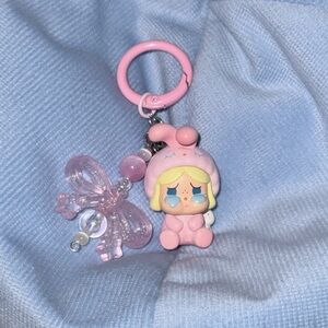 POP MART Crybaby Custom Keychain Charm – Authentic